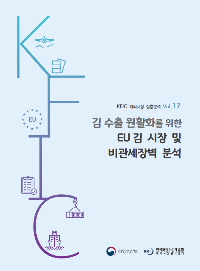KFIC 심층분석 Vol.17 김 수출 원활화를 위한 EU 김 시장 및 비관세장벽 분석 표지